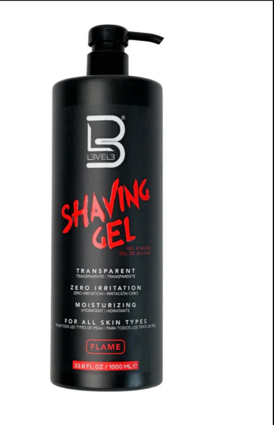 Level 3 Transparent Shaving Gel