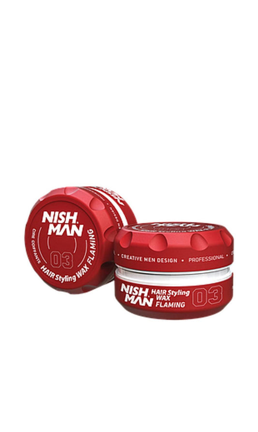 Nishman Hair Styling Aqua Wax 03 FLAMING