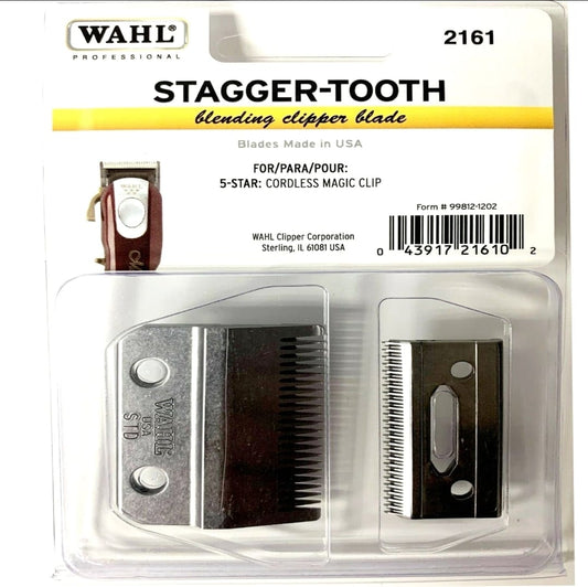WAHL - STAGGER TOOTH BLADE SET C/C MAGIC CLIP (BLENDING CLIPPER BLADE)