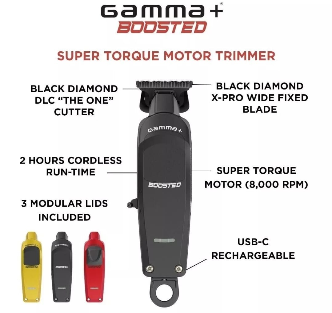 GAMMA+ BOOSTED - Super Torque Motor Trimmer