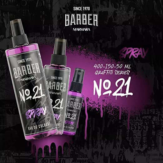 Marmara Barber Cologne Graffiti No. 21 and 22