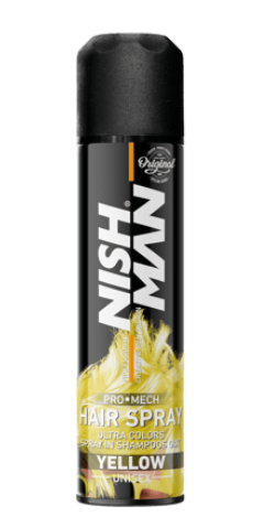 Nishman Hair Color Spray PRO-MECH YELLOW